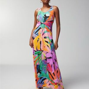 Soma Orange Yellow Sleeveless Maxi Sundress